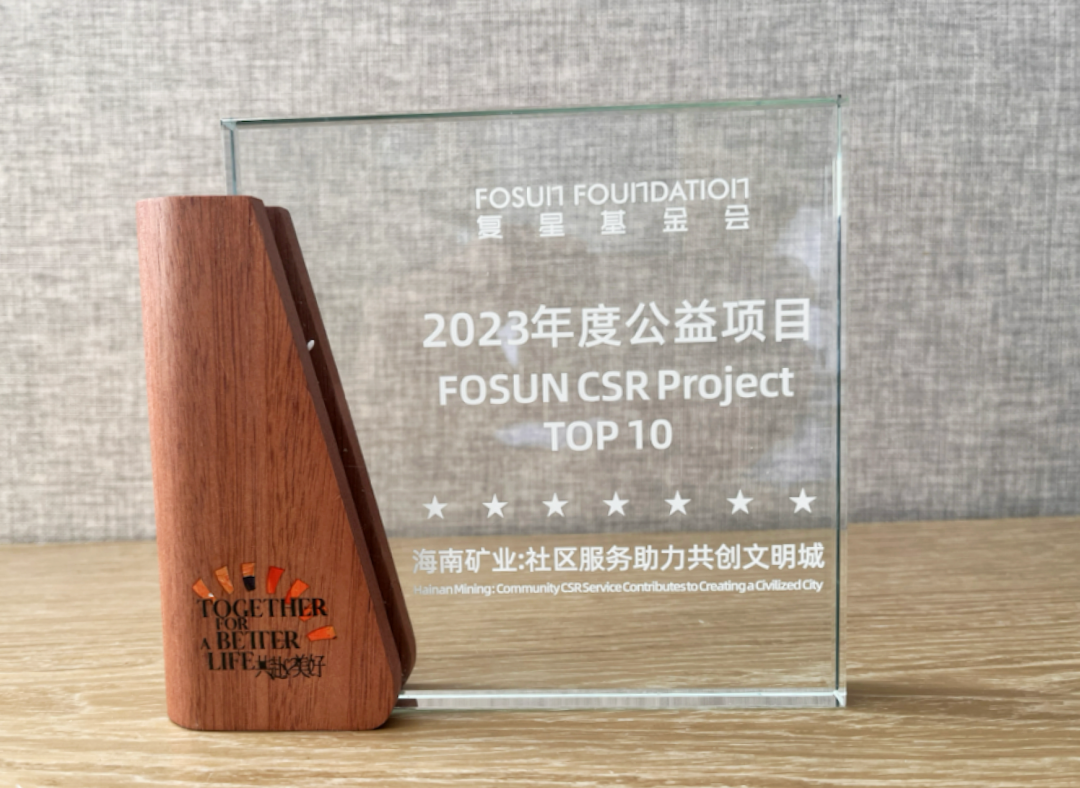“云顶集团—共创文化城”荣获“2023复星年度公益项目”大奖